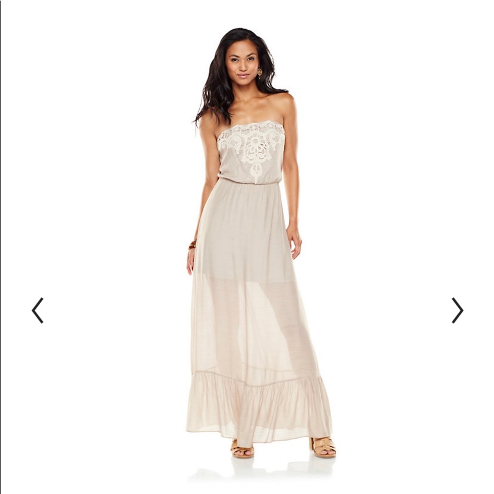 LC Lauren Conrad maxi dress size XS NWOT